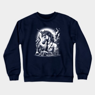 Unicorn Mad Scientist Crewneck Sweatshirt